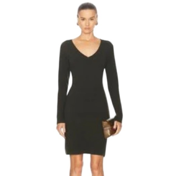 M Missoni Long Sleeve Mini Dress Wool Blend in Black - Picture 2 of 15